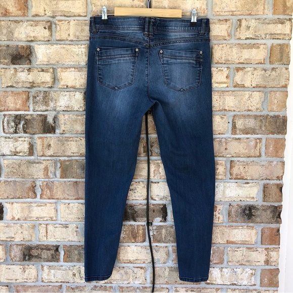 Democracy Ab Technology Stretchy Tummy Slim Mid Rise Medium Wash Skinny Jeans 10 - Picture 6 of 16